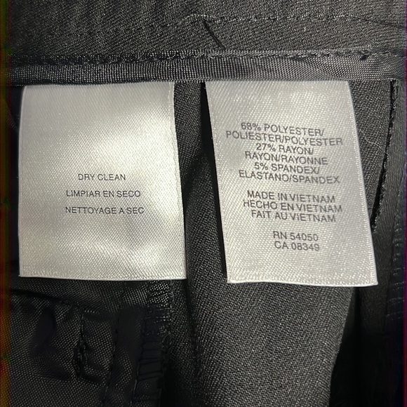 JONES NEW YORK SIZE 10 BLACK STRETCH DRESS PANTS NWT - Picture 9 of 9